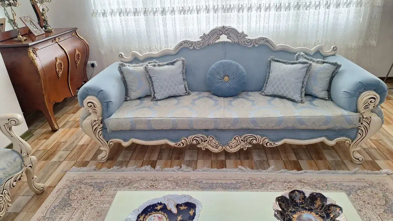 یک دست مبل ۷ نفره استیل|مبلمان خانگی و میز عسلی|شهریار, شهریار|دیوار