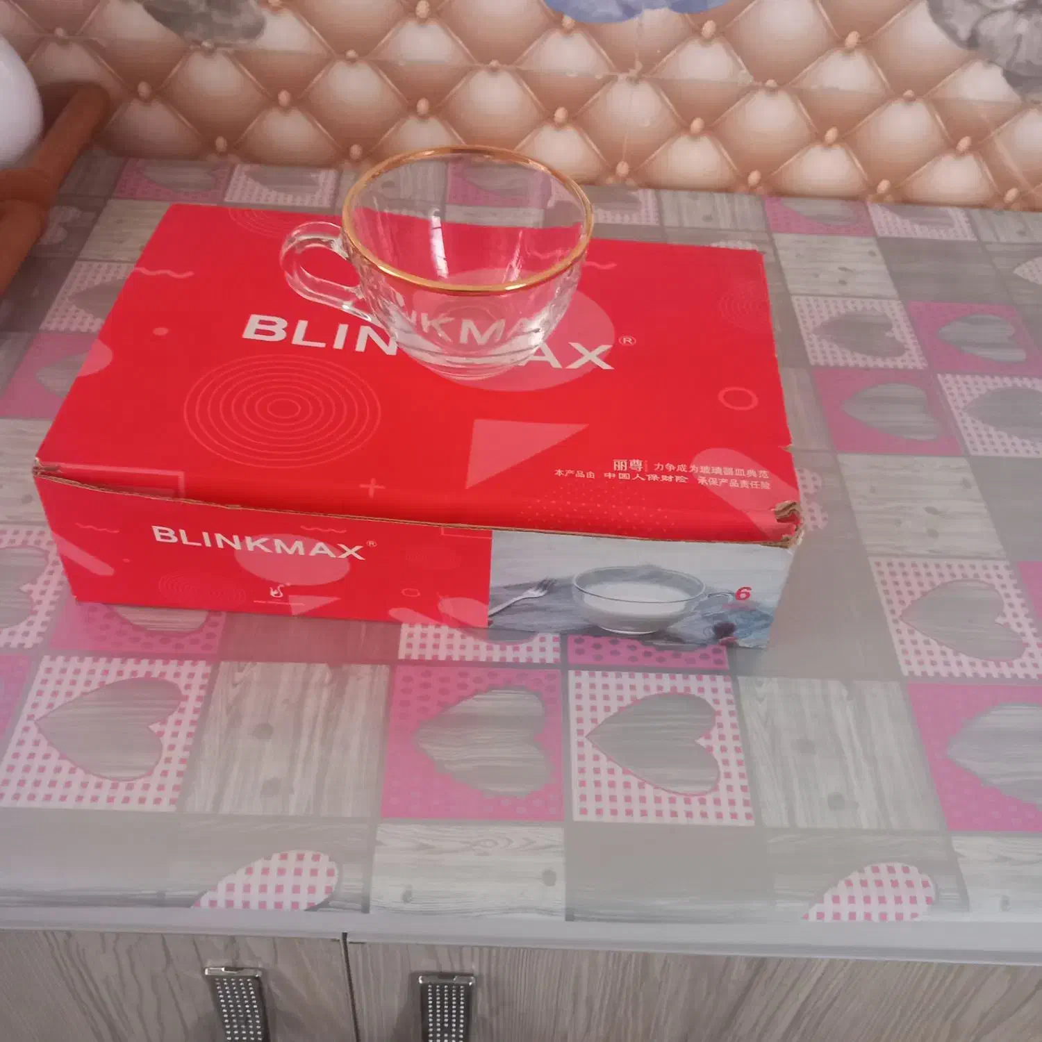 فنجان لب طلایی اصل|ظروف سرو و پذیرایی|الیگودرز, |دیوار