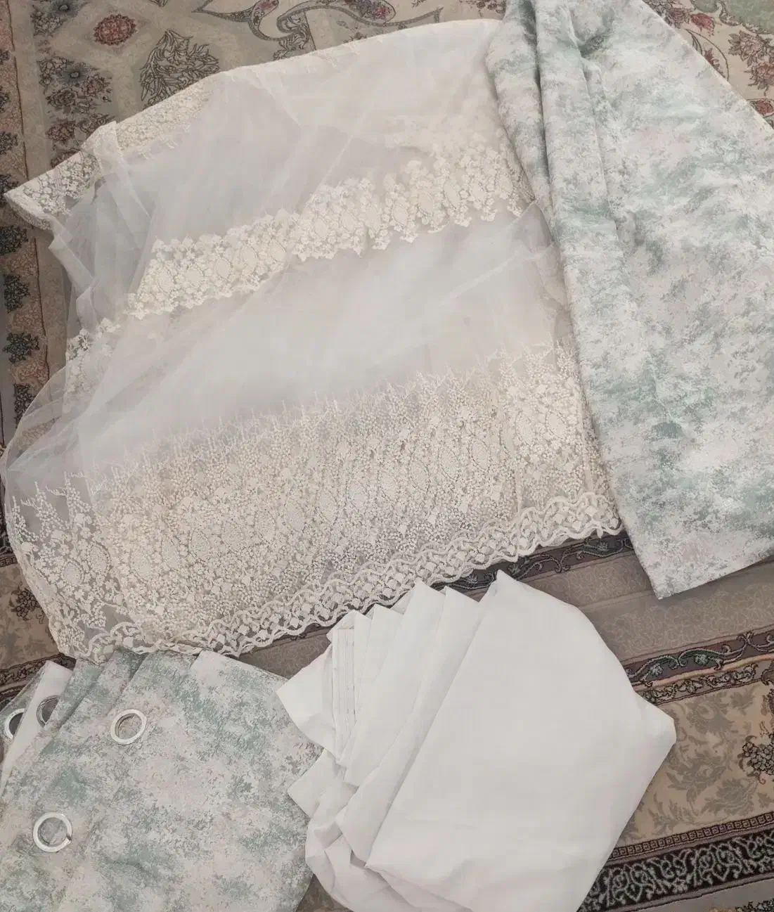 پرده|پرده، رانر، رومیزی|شیراز, کرونی(خاتونک)|دیوار