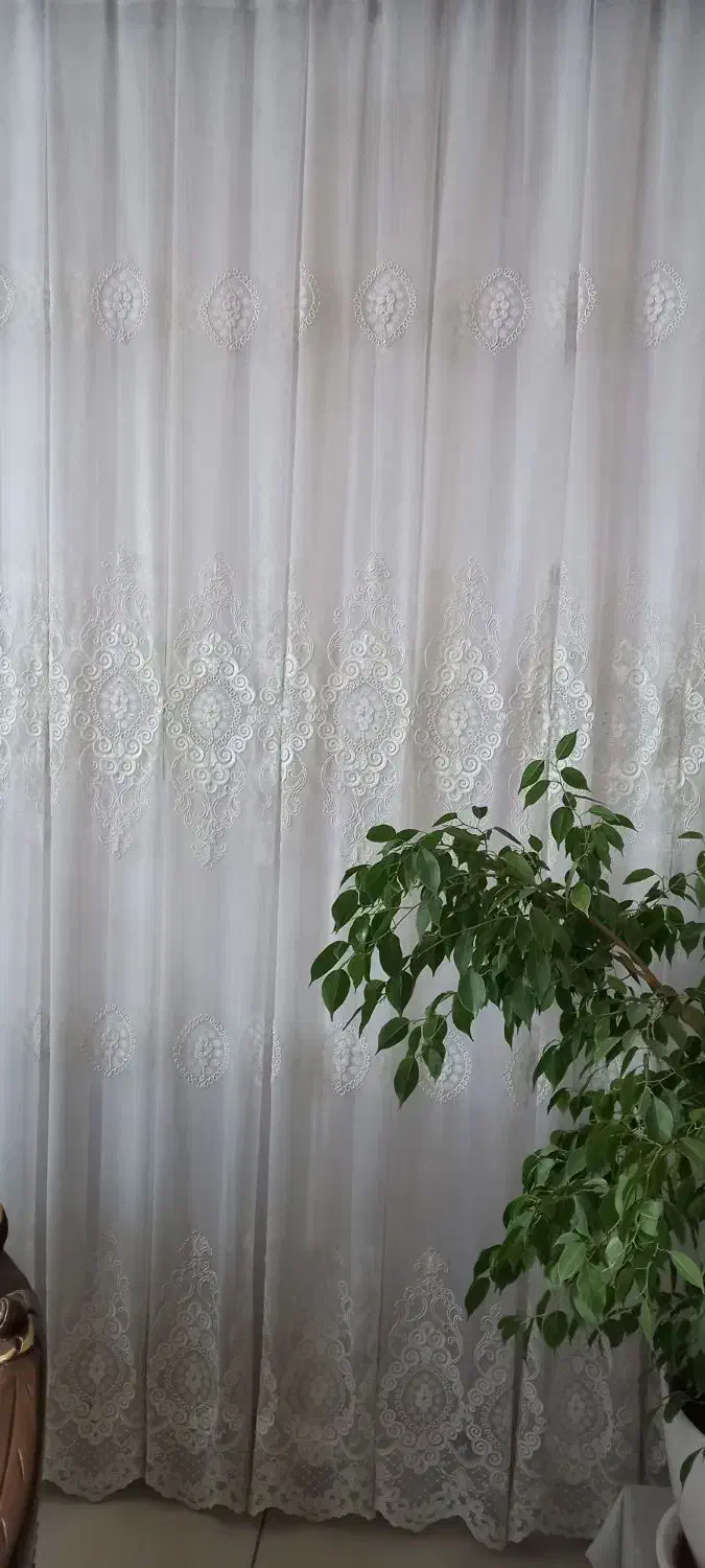 پرده  دوخته شده ۳متری|پرده، رانر، رومیزی|اصفهان, برازنده|دیوار