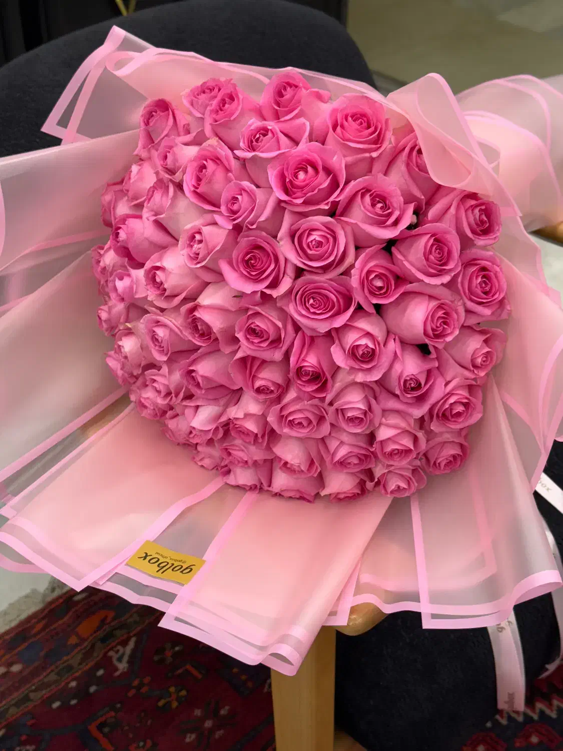 دسته گل رز صورتی هلندی درجه۱|گل و گیاه طبیعی|تهران, شهرک غرب|دیوار