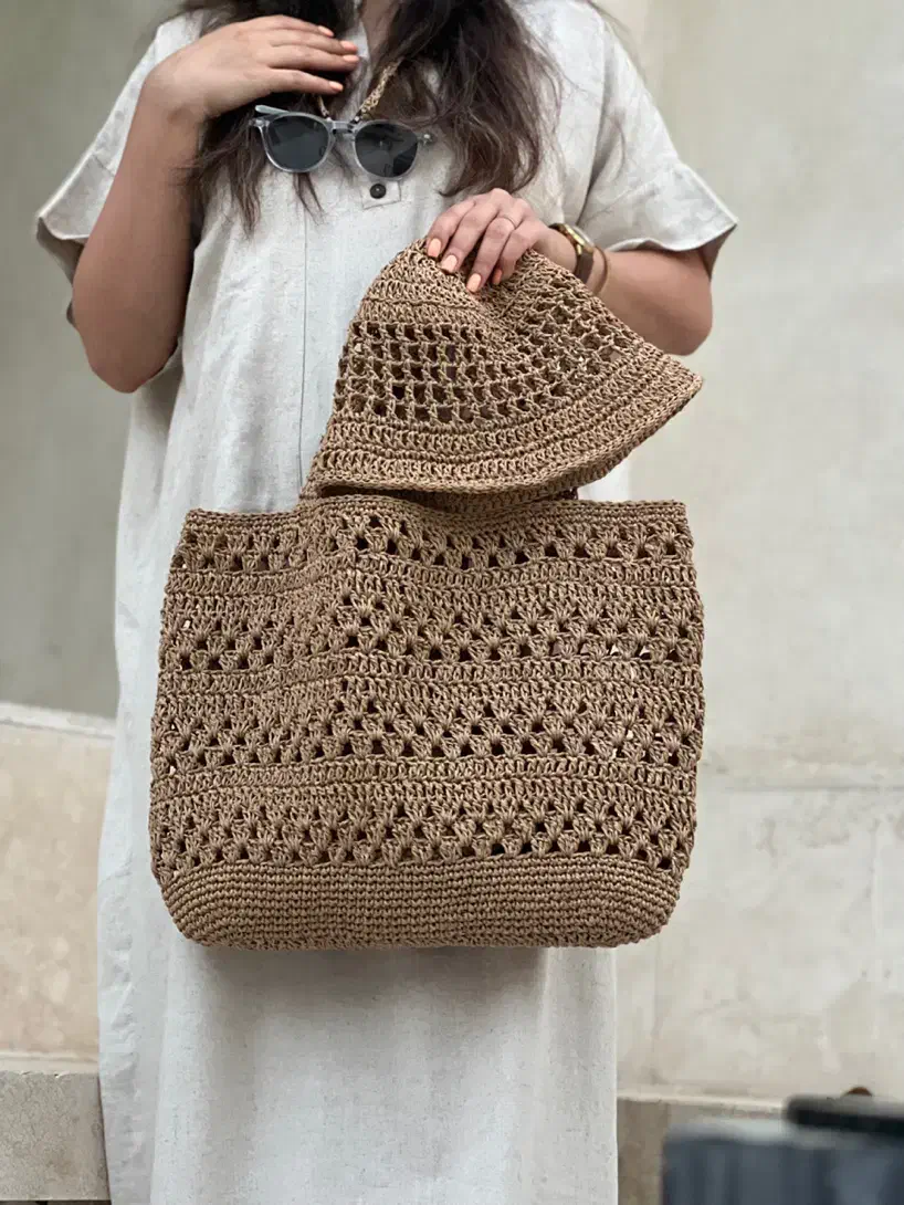 کیف رافیا هدیه روز مادر|کیف، کفش، کمربند|شیراز, دینکان|دیوار