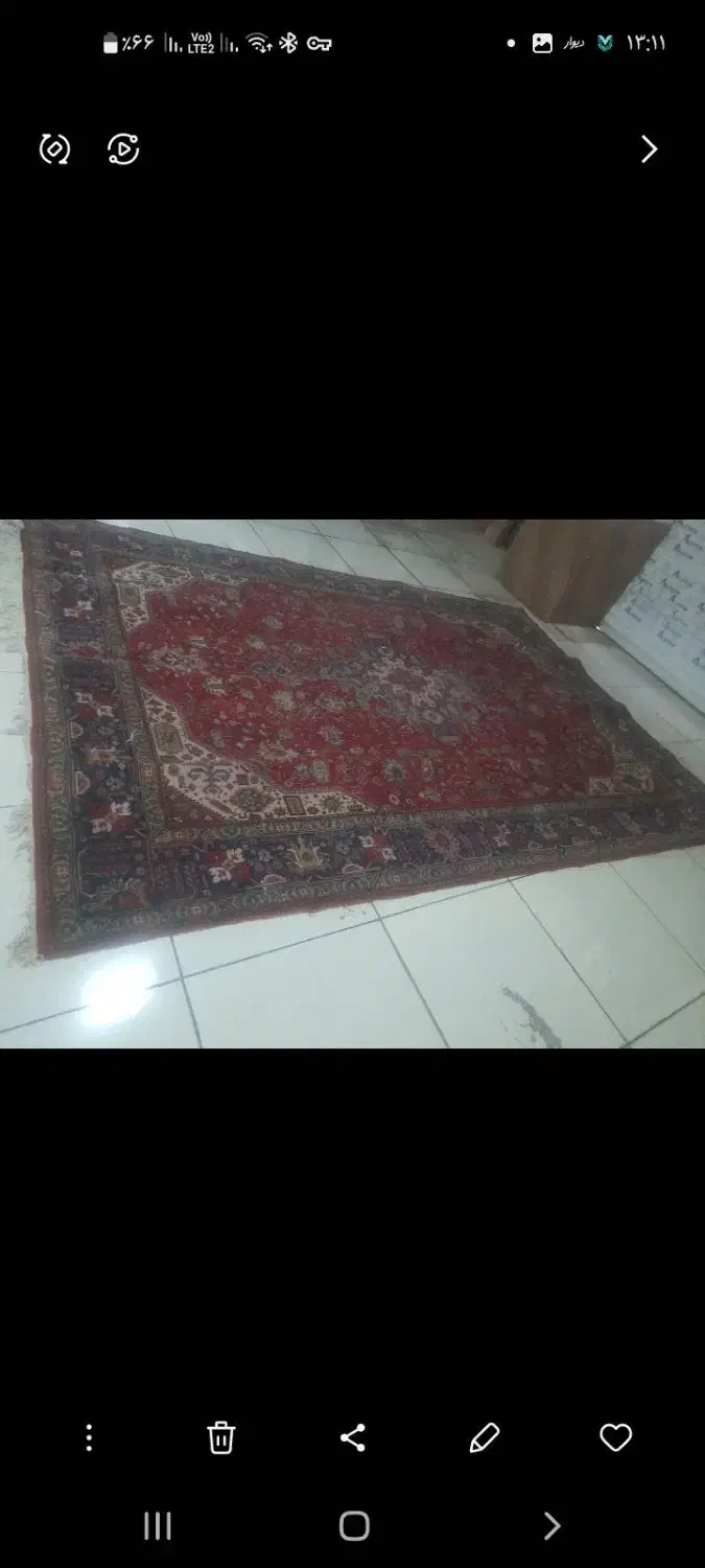 فرش ۳×۴ کارکرده|فرش|ارومیه, |دیوار