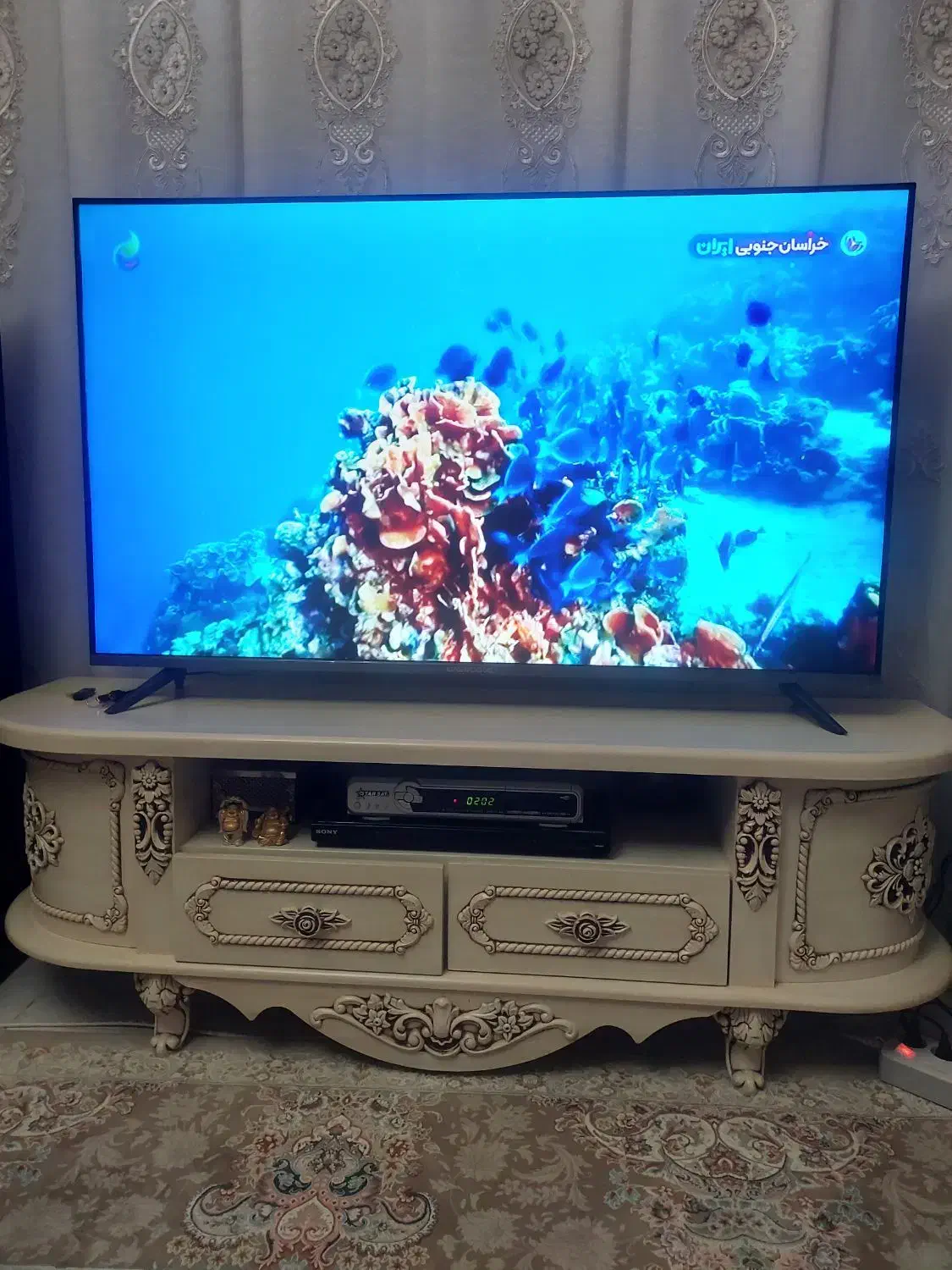 ال ای دی دوو ۵۵ اینچ در حد صفر|تلویزیون و پروژکتور|اردبیل, |دیوار