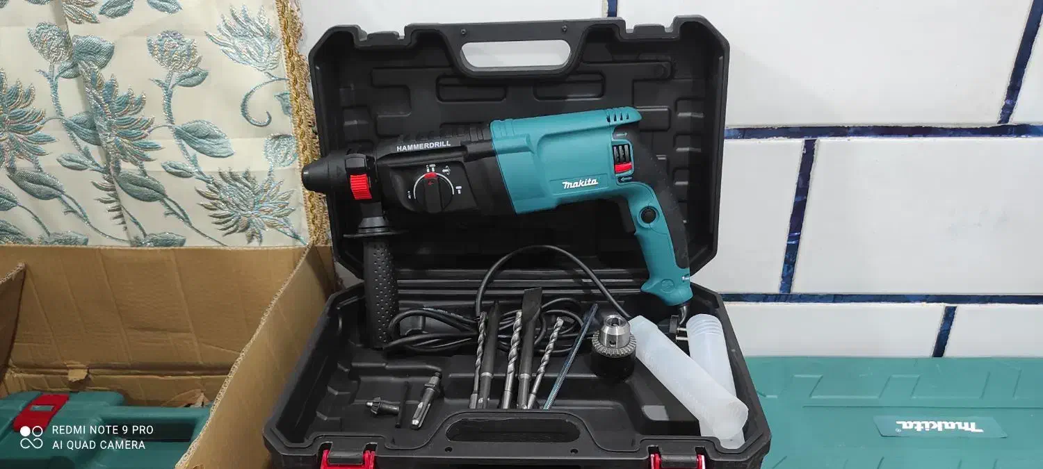 دریل 3کیلویی بتن کن تخریب 3کاره ماکیتا|ابزارآلات|اهواز, پردیس دو|دیوار