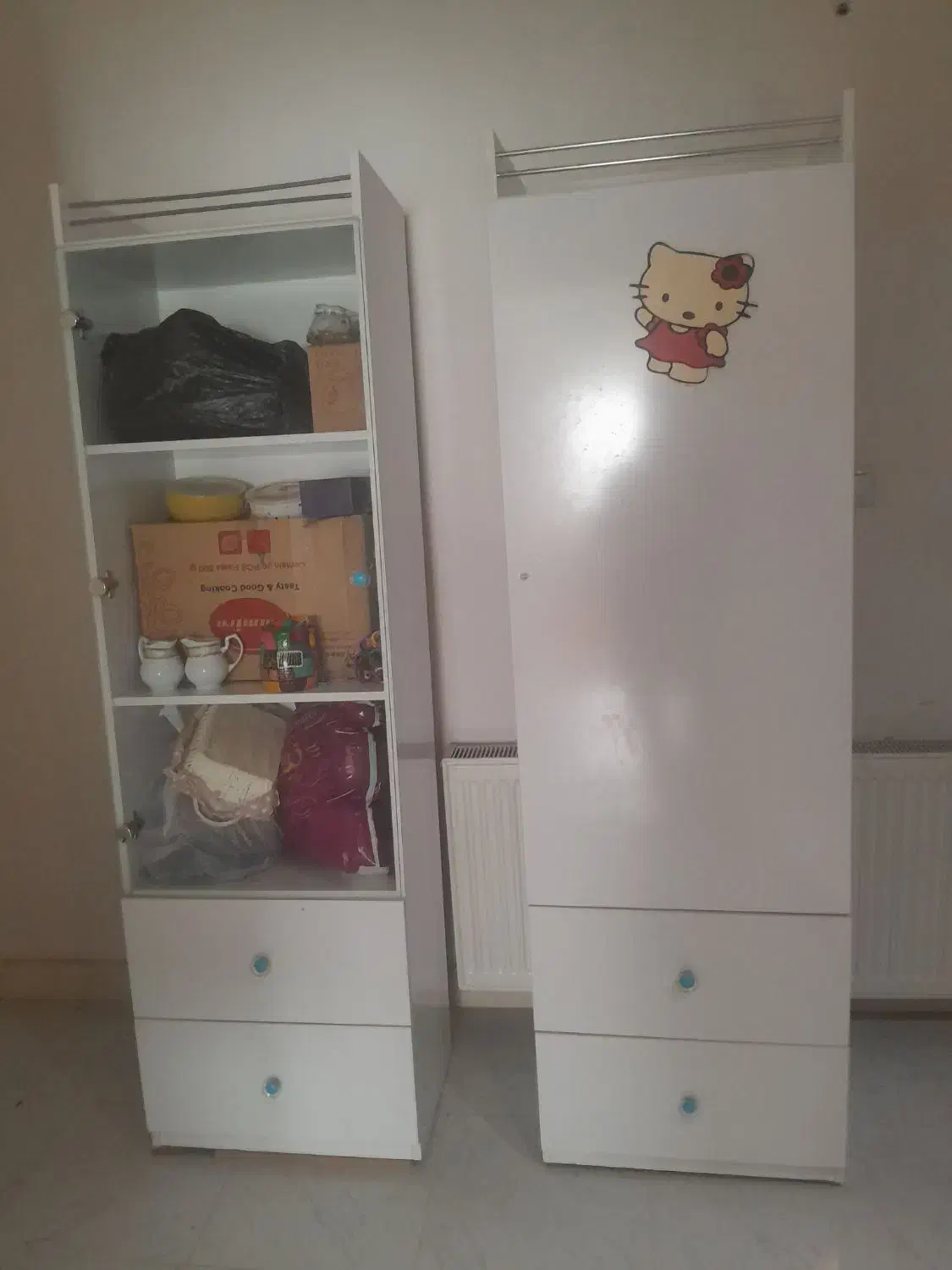 کمد اتاق کودک(ویترینی و کمدلباس مجزا)|اسباب و اثاث بچه|مرند, |دیوار