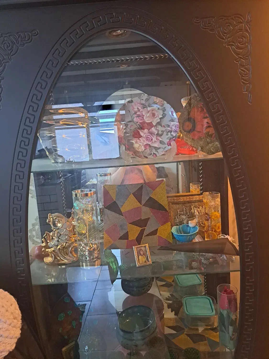 لوازم چوبی ویترین سه طبقه|بوفه، ویترین، کنسول|تهران, مینای شمالی (مخبر)|دیوار