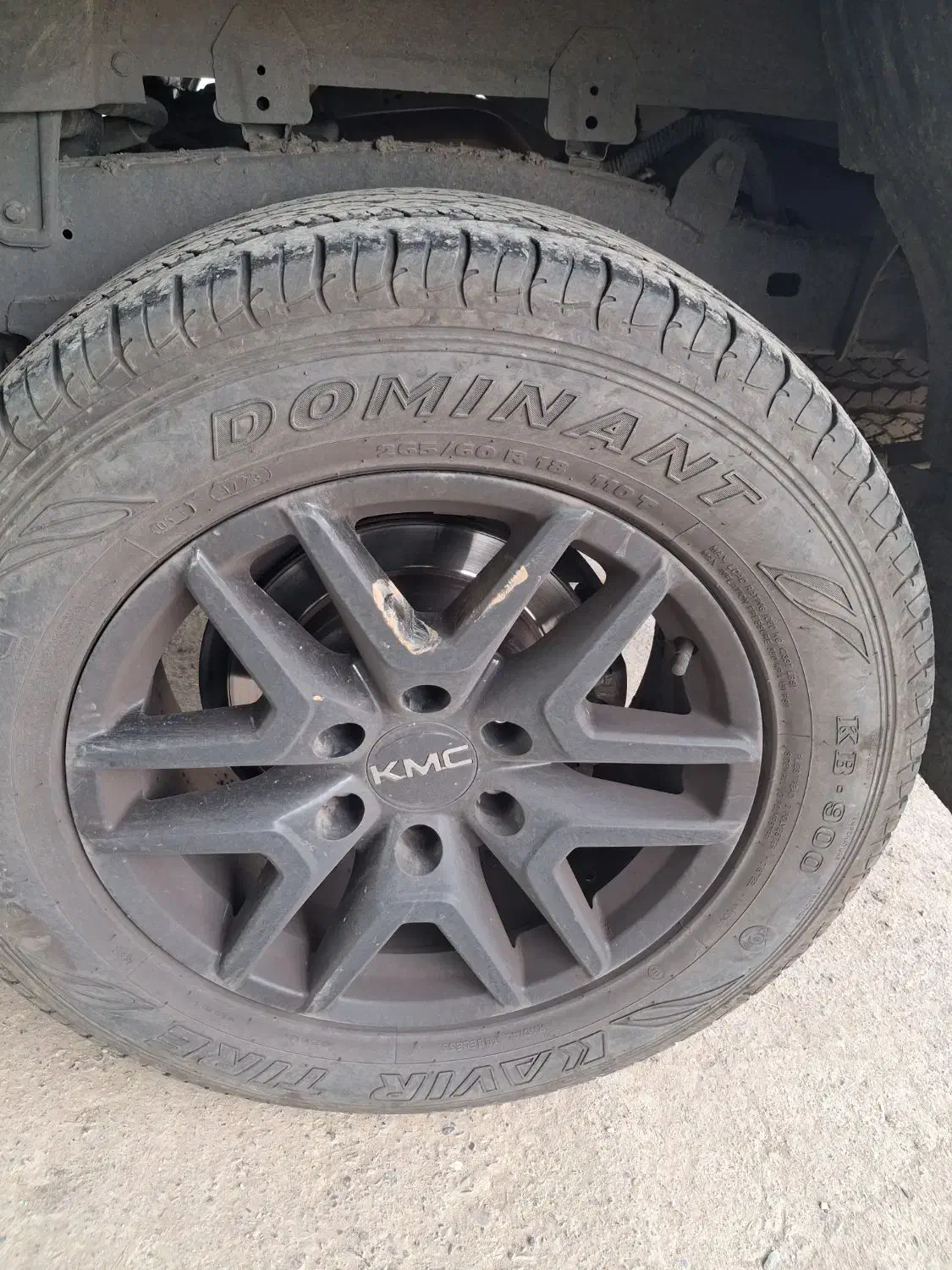 لاستیک کویر تایر ۲۶۵.۶۰.۱۸ سالم ۶۰درصد|قطعات یدکی و لوازم جانبی|رشت, خمیران زاهدان|دیوار