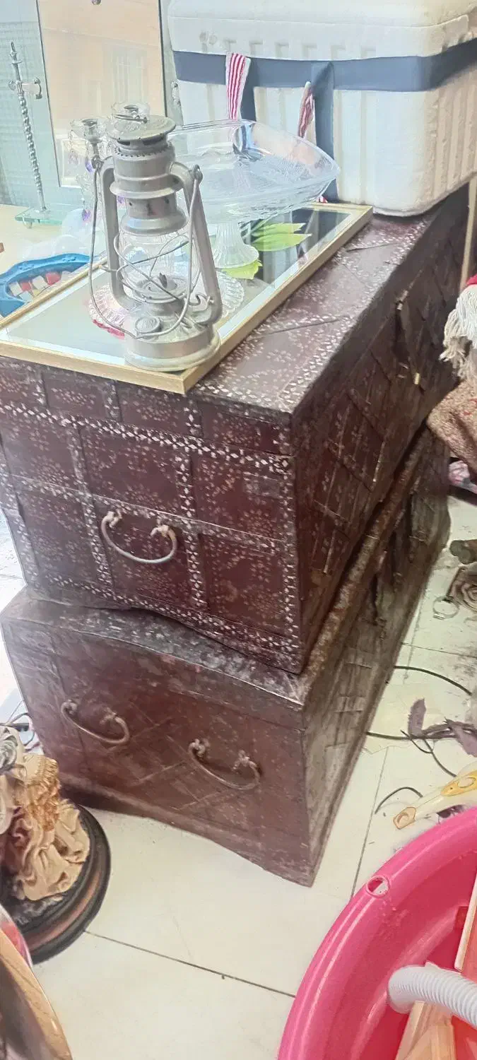 صندوقچه چوبی|کلکسیون اشیاء عتیقه|زنجان, |دیوار