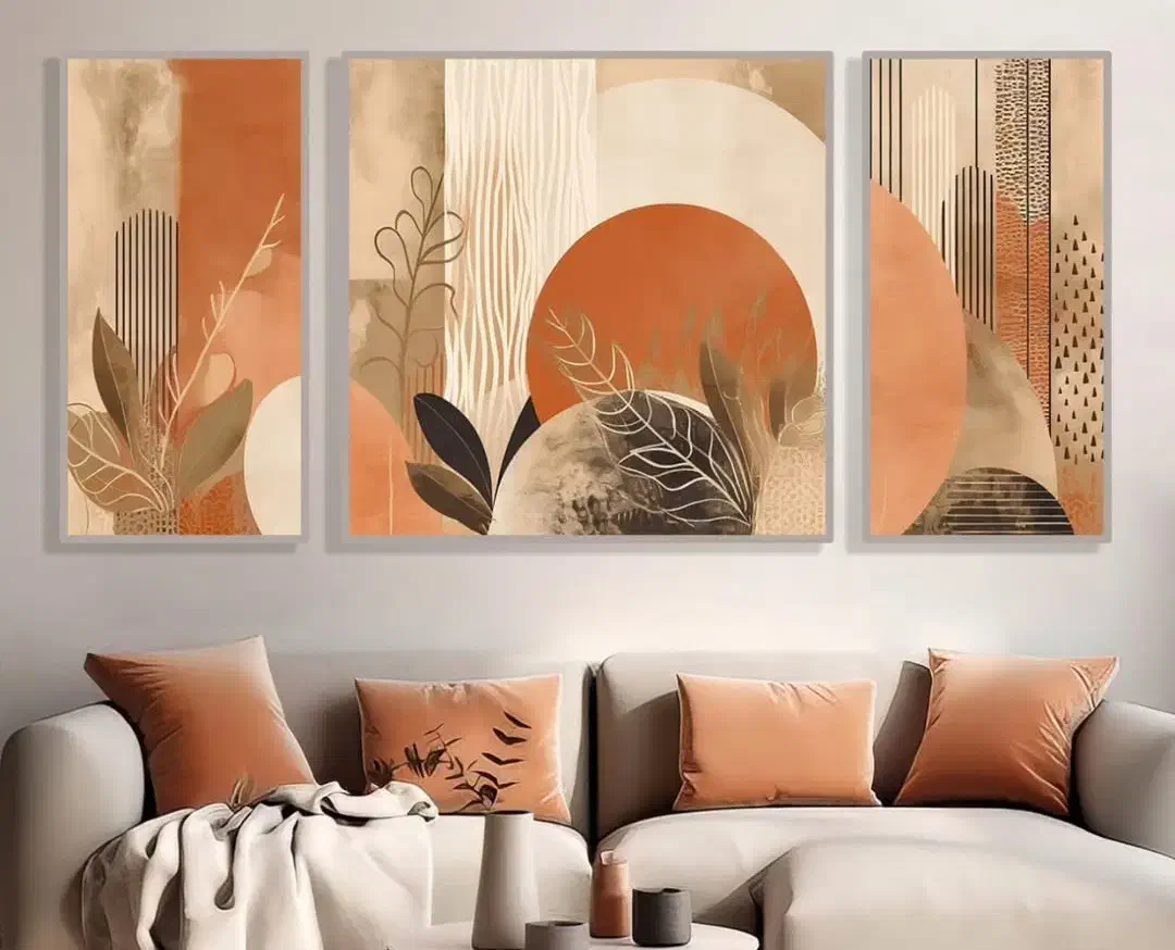 آموزش واجرای انواع تابلوهای مینیمال ورنگ روغن|تابلو، نقاشی، عکس|قم, حاج زینل|دیوار