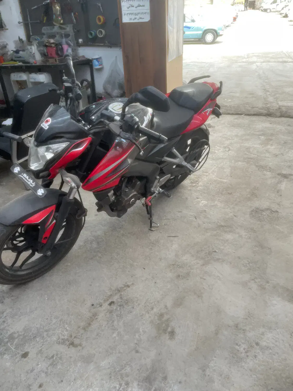 ان اس ۲۰۰ مدل ۱۳۹۶ زیر قیمت|موتورسیکلت|کرج, حاجی آباد|دیوار