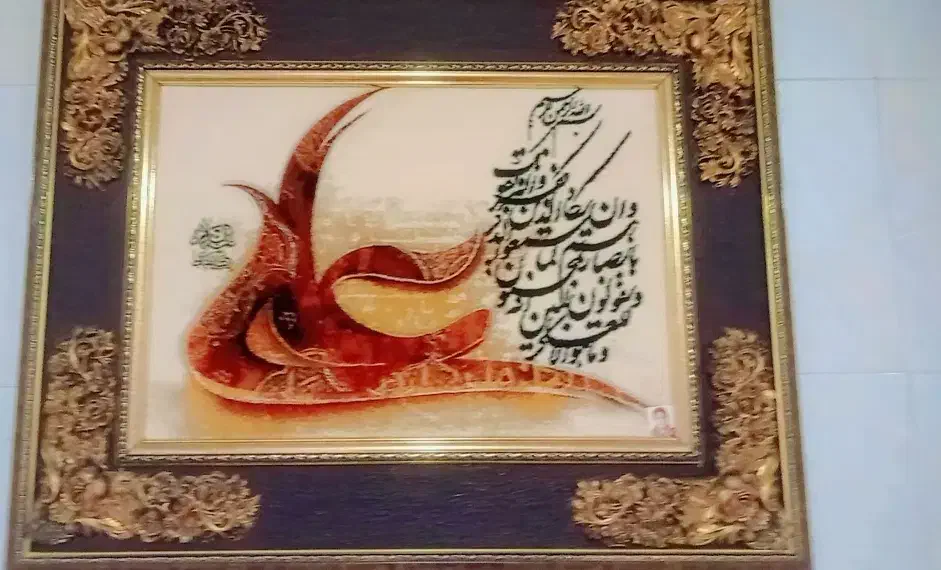 دوتا تابلو جدید و سالم درحدنو|تابلو فرش|خرمآباد, |دیوار