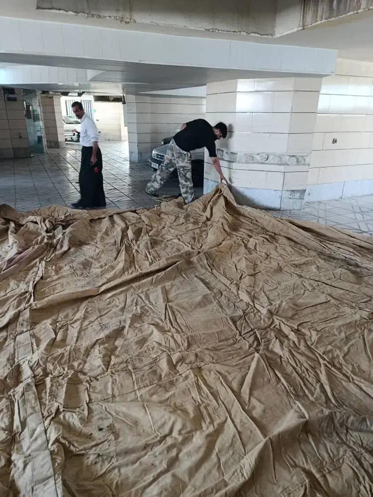 چادر برزنتی|کوهنوردی و کمپینگ|فولادشهر, مسکن مهر فولادشهر|دیوار