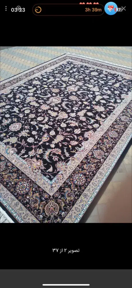 فرش گل افشان ۱۲ متری|فرش|نیر (اردبیل), |دیوار