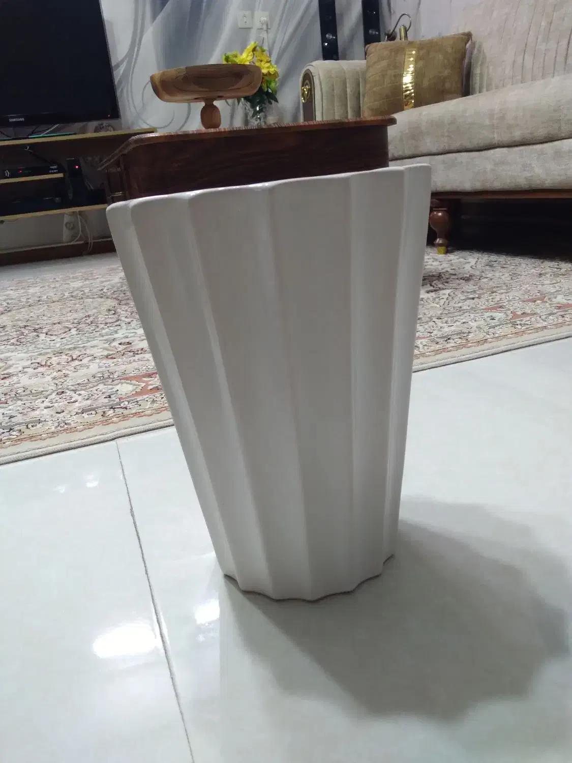 گلدان سرامیکی|گل و گیاه طبیعی|محمدیه-قزوین, |دیوار