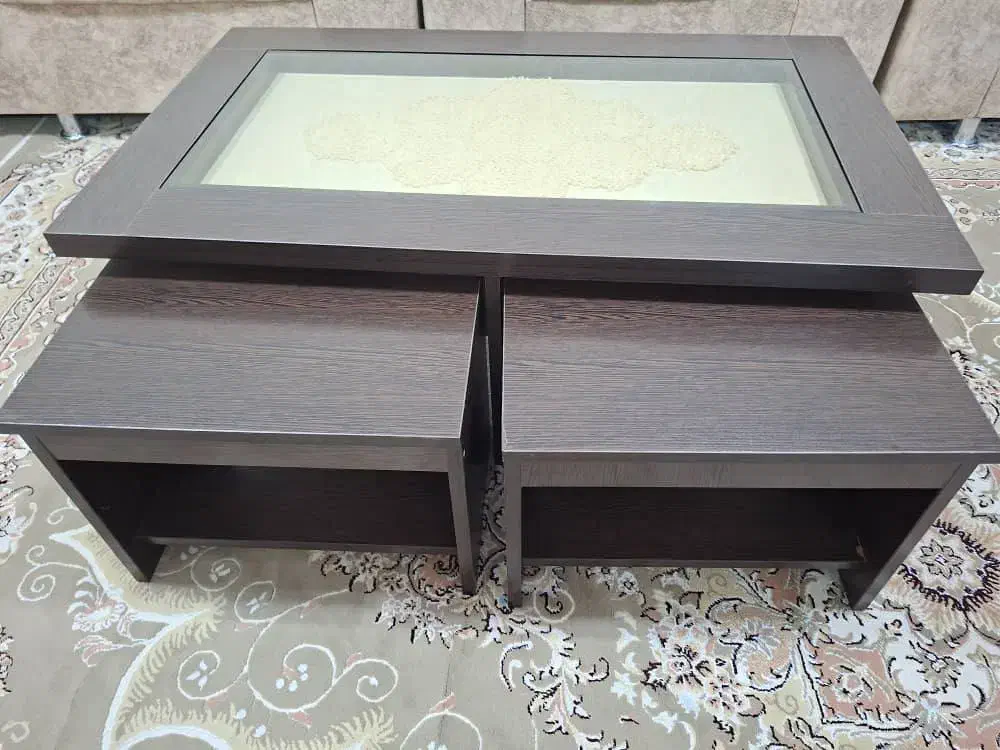 میز جلو مبلی و میز عسلی|مبلمان خانگی و میز عسلی|آستانه اشرفیه, |دیوار