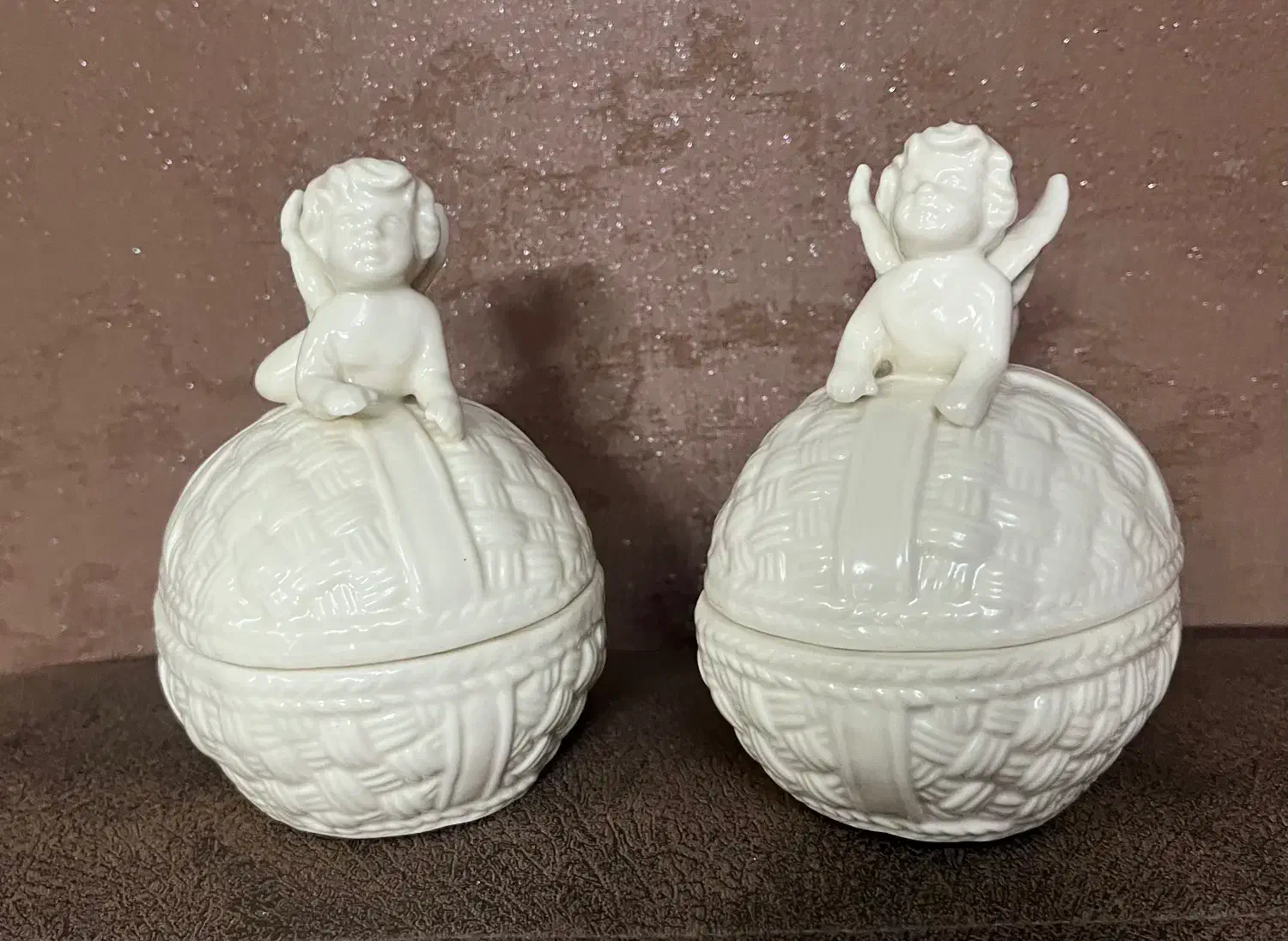 مجسمه آنتیک سرامیک چینی و قندان|مجسمه، تندیس، ماکت|کرمان, |دیوار