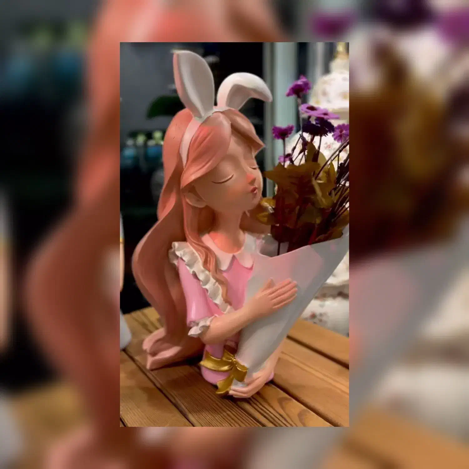 مجسمه گلدان دختر|مجسمه، تندیس، ماکت|رشت, شهرک پردیسان|دیوار