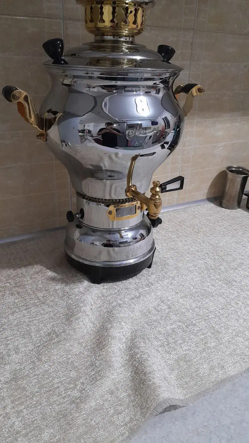 سماور گازی سالم ودر حدنو|سماور، چای‌ساز، قهوه‌ساز|فردوسیه, |دیوار