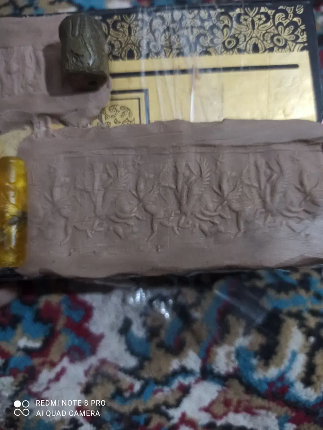 سنگ مهره  حکاکی شده با قدمت بسیار بالا|جواهرات|قم, کلهری|دیوار