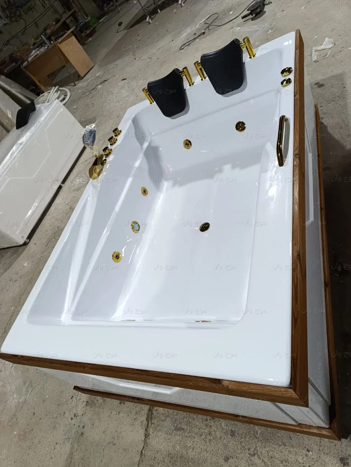 وان جکوزی ورق آکریلیک طلایی elize|لوازم حمام|لواسان, |دیوار