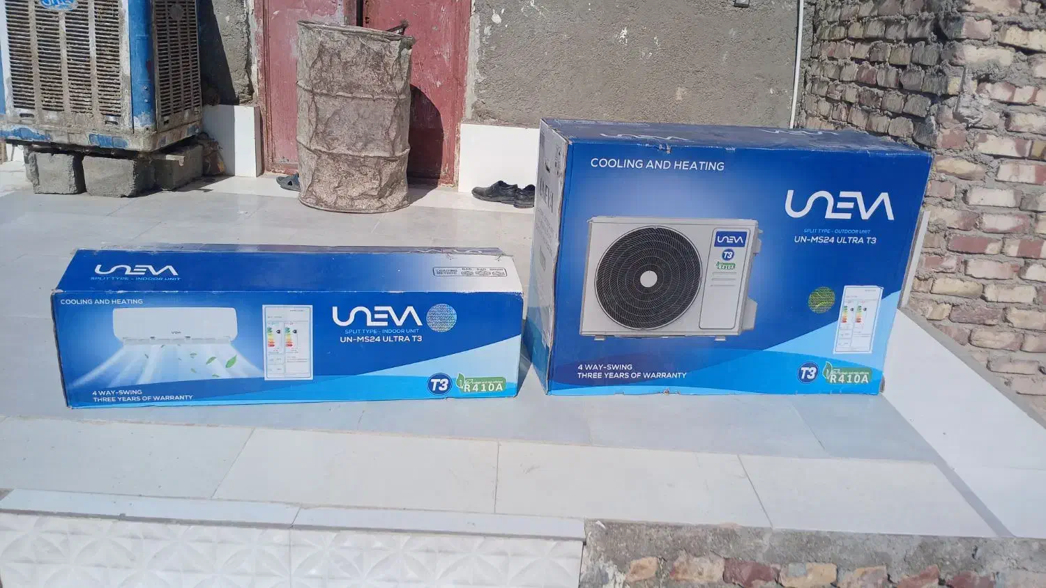 کارتون اسپیلت نو|کولر گازی و فن‌کوئل|زابل, |دیوار