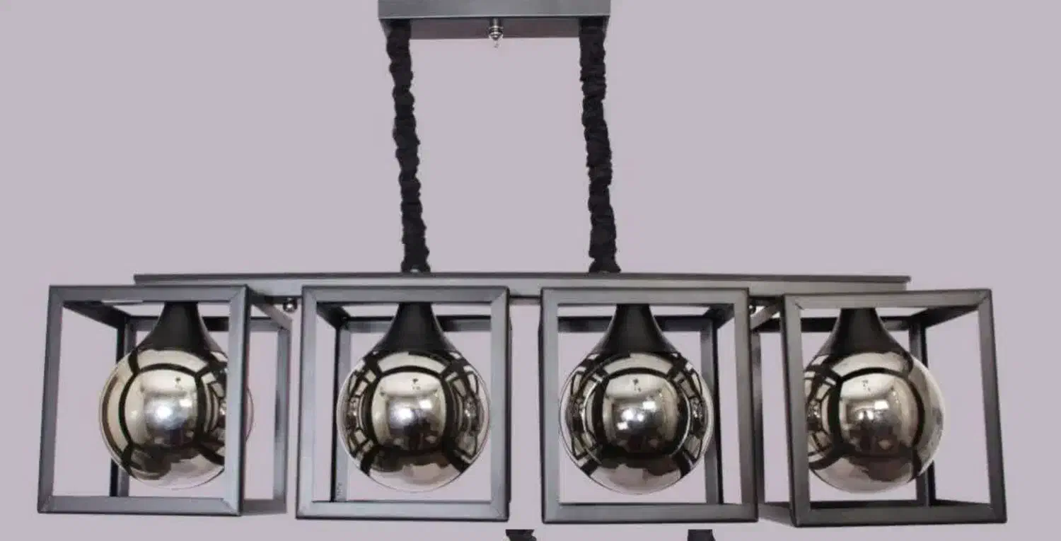 آکبند لوستر 4 چهار شعله فوتوروتی کانتری مدرن|لوستر و چراغ آویز|تهران, فردوسی|دیوار