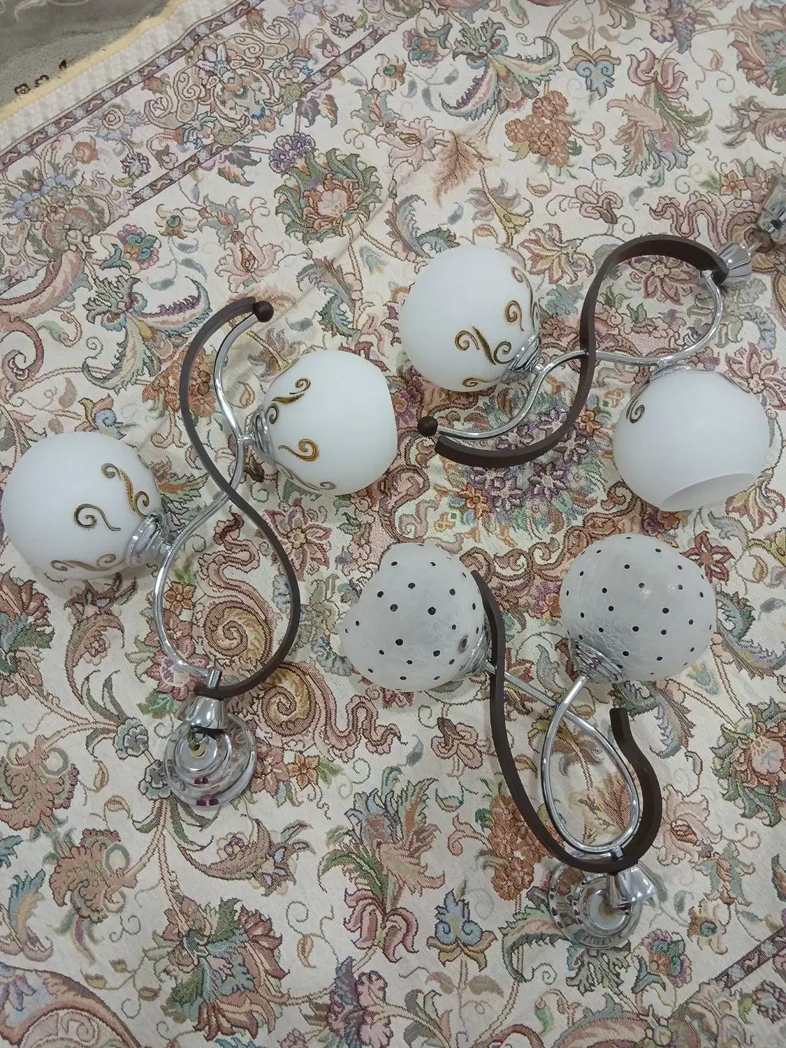 لوستر|لوستر و چراغ آویز|بانه, |دیوار