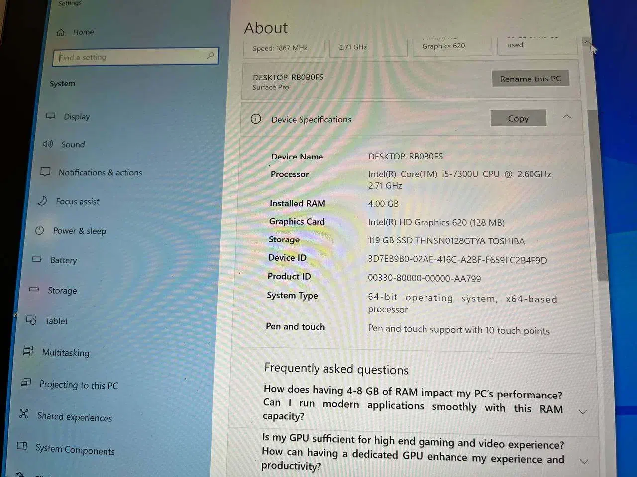 Surface pro5|تبلت|تهران, سعادت‌آباد|دیوار