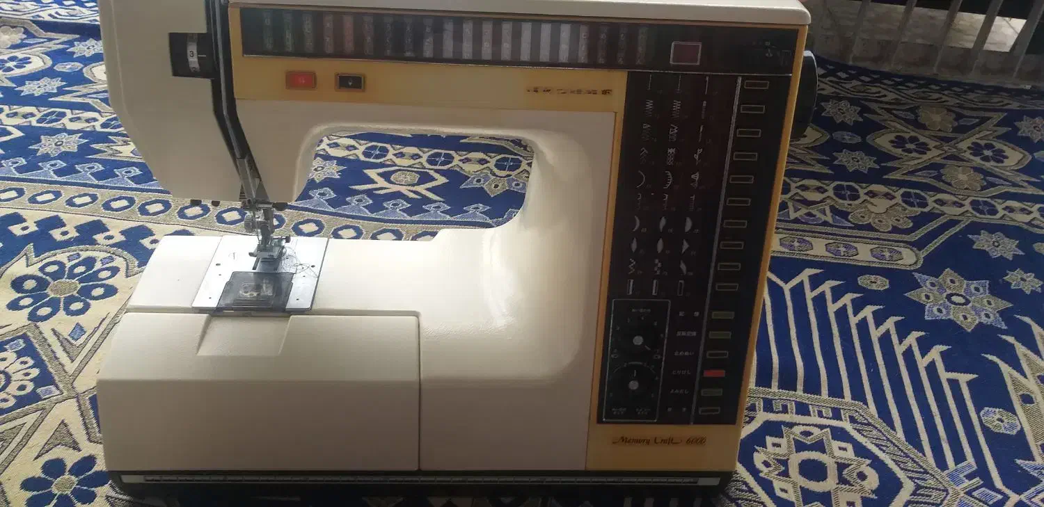 چرخ خیاطی وگلدوزی ژانومه مدل۶۰۰۰|چرخ خیاطی و ریسندگی|سیاهکل, |دیوار