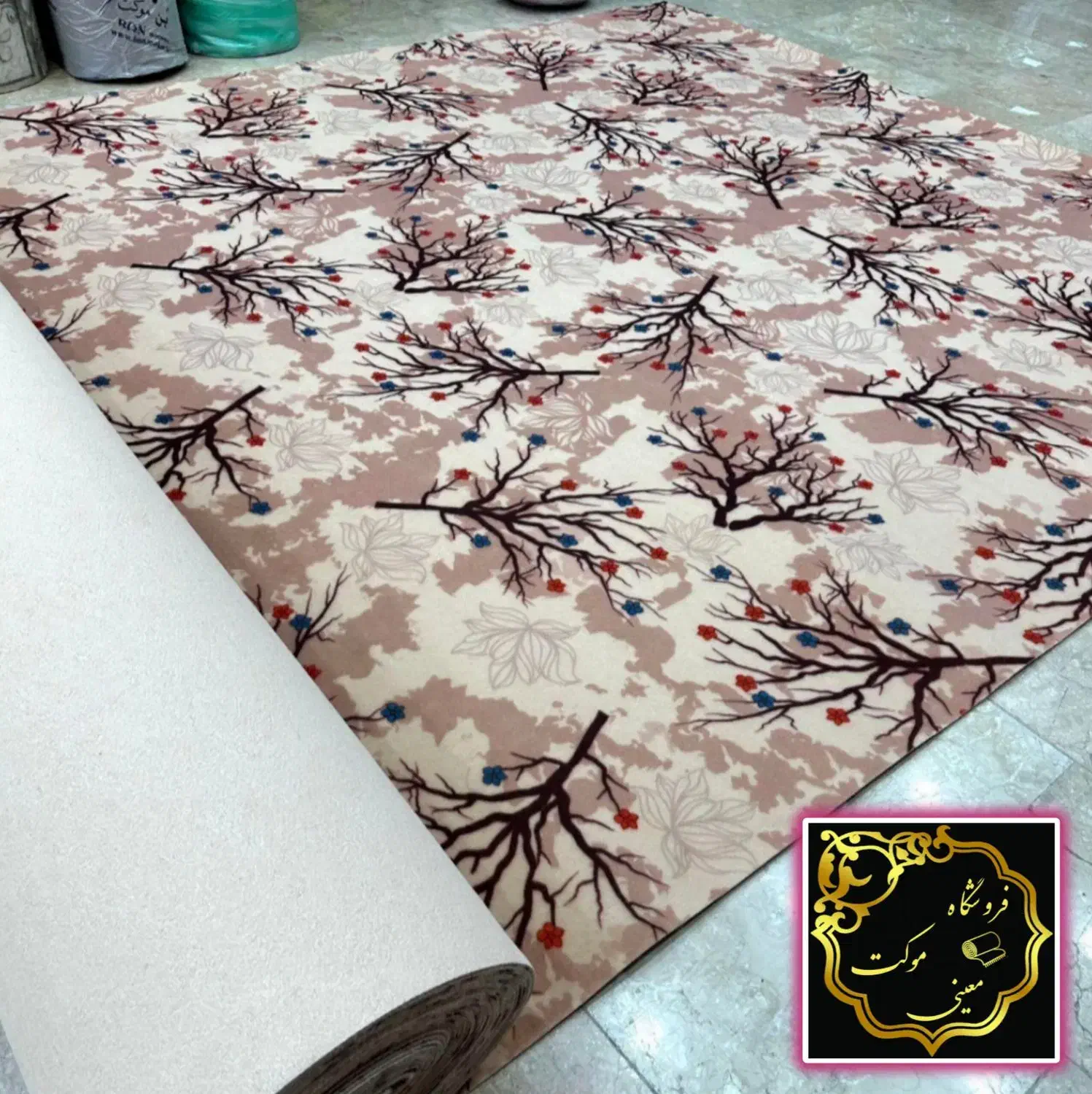 موکت نمدی چاپی کد 1|موکت|نجف‌آباد, شیخ بهایی جنوبی|دیوار