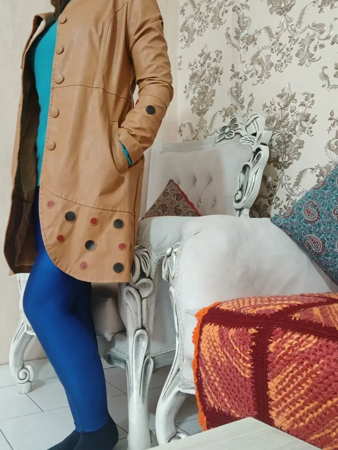 پالتوی چرمی|لباس|تهران, باغ فیض|دیوار