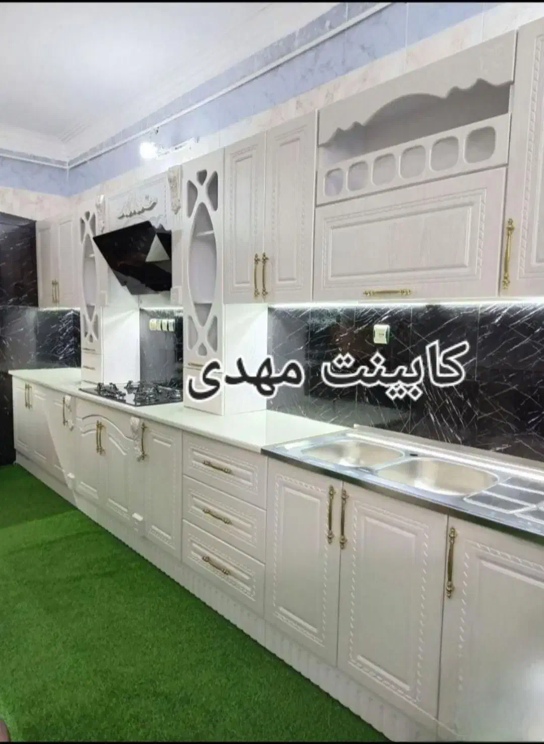 کابینت آشپزخانه آماده در طرح های متنوع (کد۱۳۰۷)|مصالح و تجهیزات ساختمان|سنگر, |دیوار