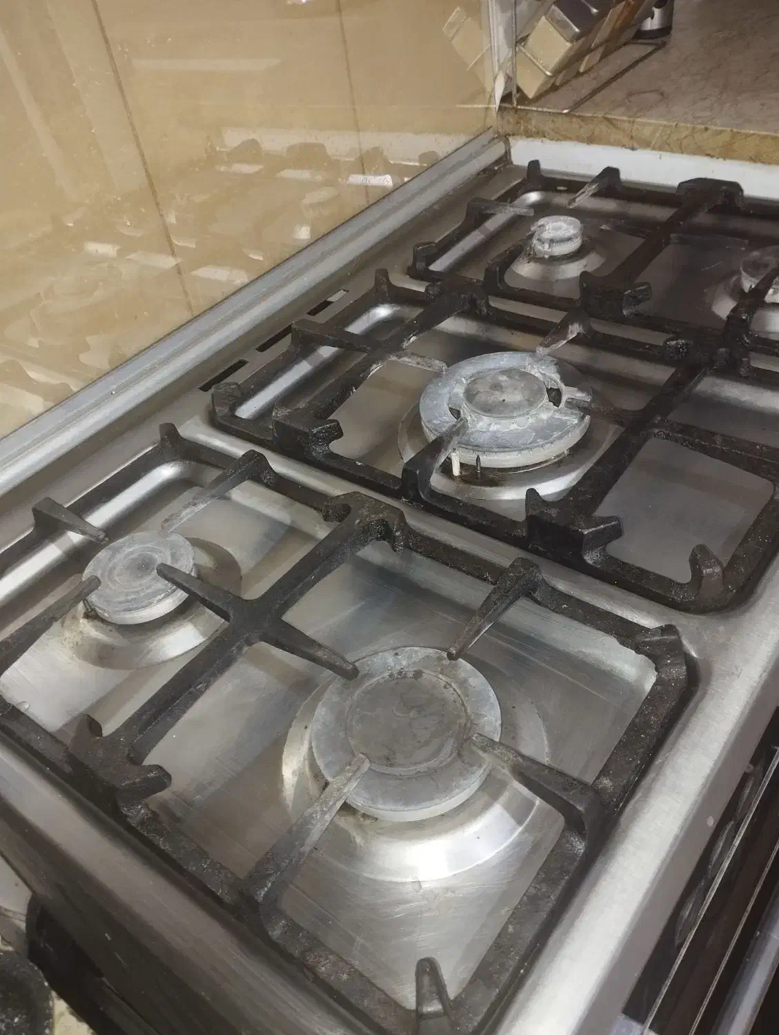 گاز  فرتمام استیل|اجاق گاز و لوازم برقی پخت‌وپز|صدرا-فارس, فاز ۱|دیوار