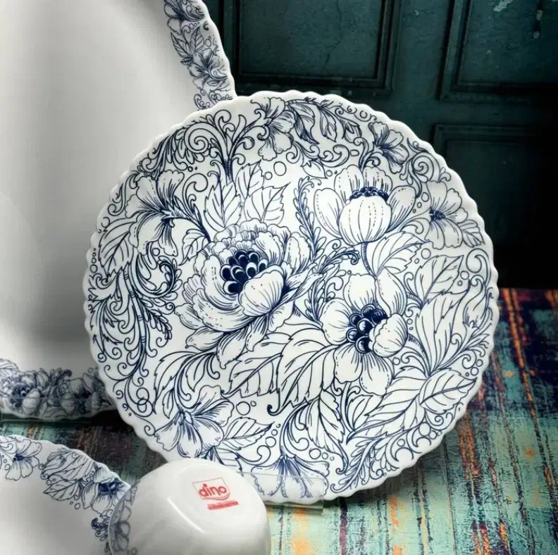 سرویس غذا خوری 25 پارچه آرکوپال طرح گلور سرمه ای|ظروف سرو و پذیرایی|هشتگرد, شهرک ایران خودرو|دیوار