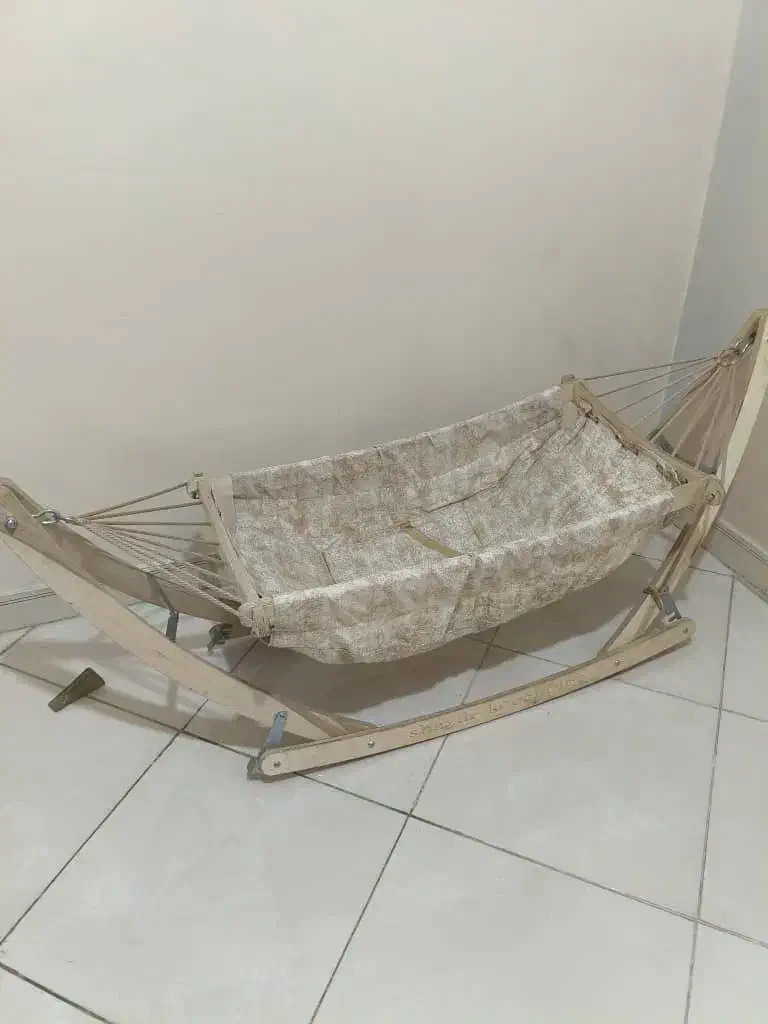 گهواره چوبی تخت نوزاد|تخت و صندلی بچه|تهران, تاکسیرانی|دیوار