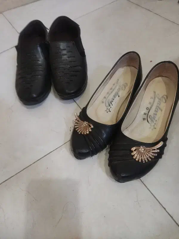 دو جفت کفش|کیف، کفش، کمربند|کاشان, باغچه فیض|دیوار