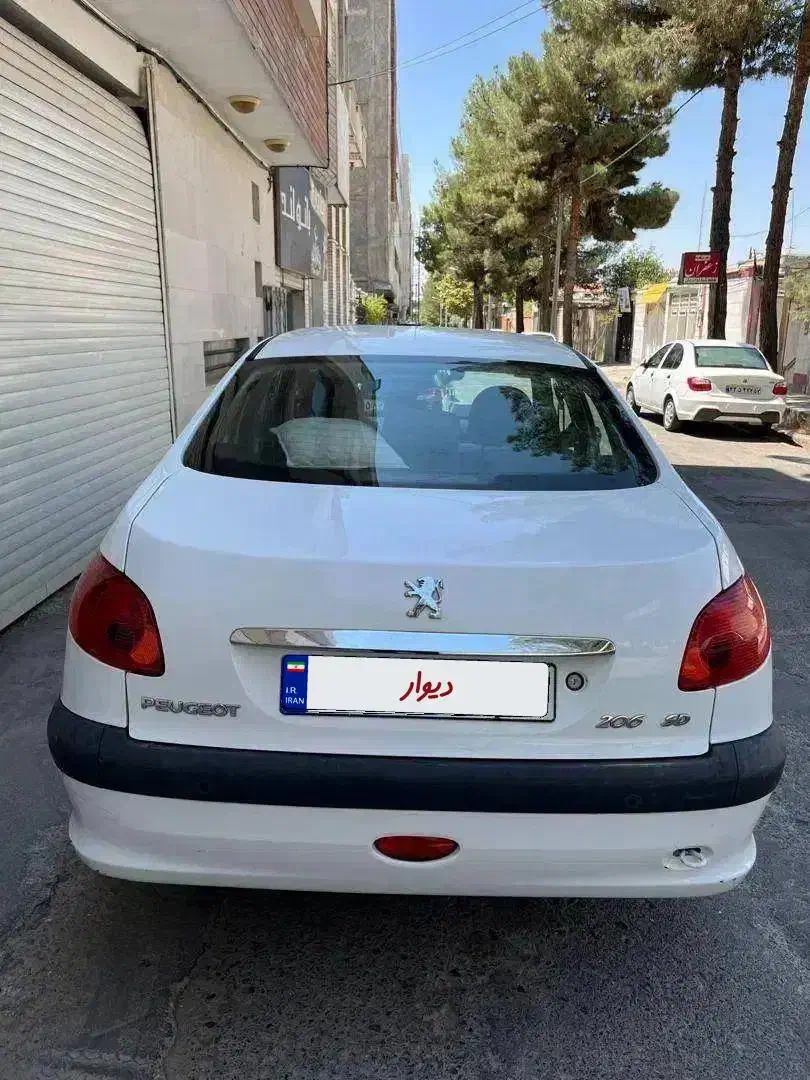 206 SD V8 مدل 1395|خودرو سواری و وانت|بیرجند, |دیوار