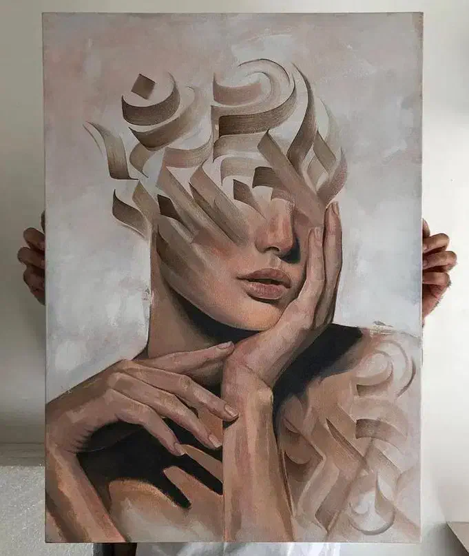 آموزش منحصر به فرد کالیگرافی دکوراتیو ورکشاپ نقاشی|خدمات آموزشی|مشهد, صیاد شیرازی|دیوار