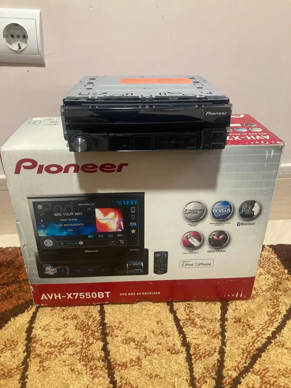 پخش ایندش پایونیر ۷۵۵۰bt چراغ جلو ۲۰۶ لوازم ماشین|قطعات یدکی و لوازم جانبی|کرج, حسن آباد|دیوار