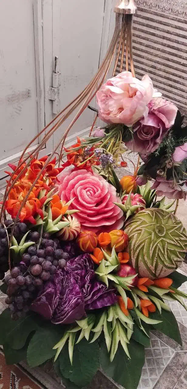 میوه آرایی با بهترین قیمت|خدمات پذیرایی، مراسم|ملایر, |دیوار