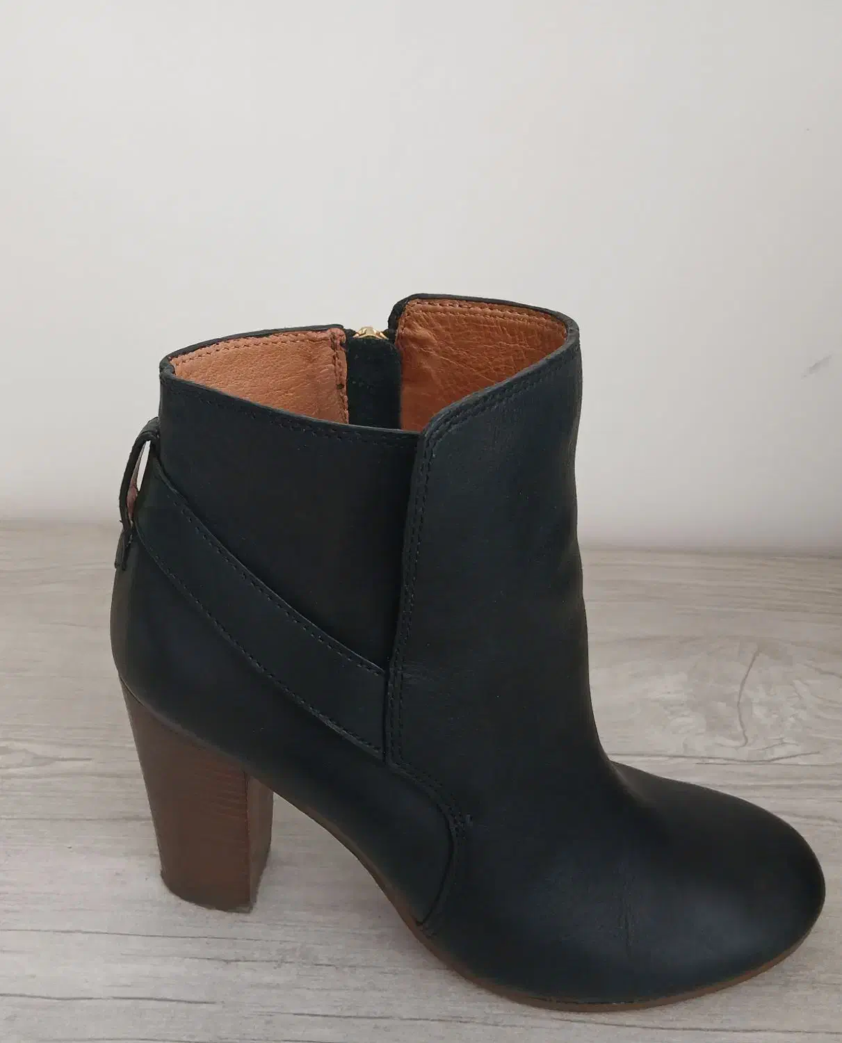 بوت پاشنه دار چرم اصل|کیف، کفش، کمربند|زنجان, |دیوار