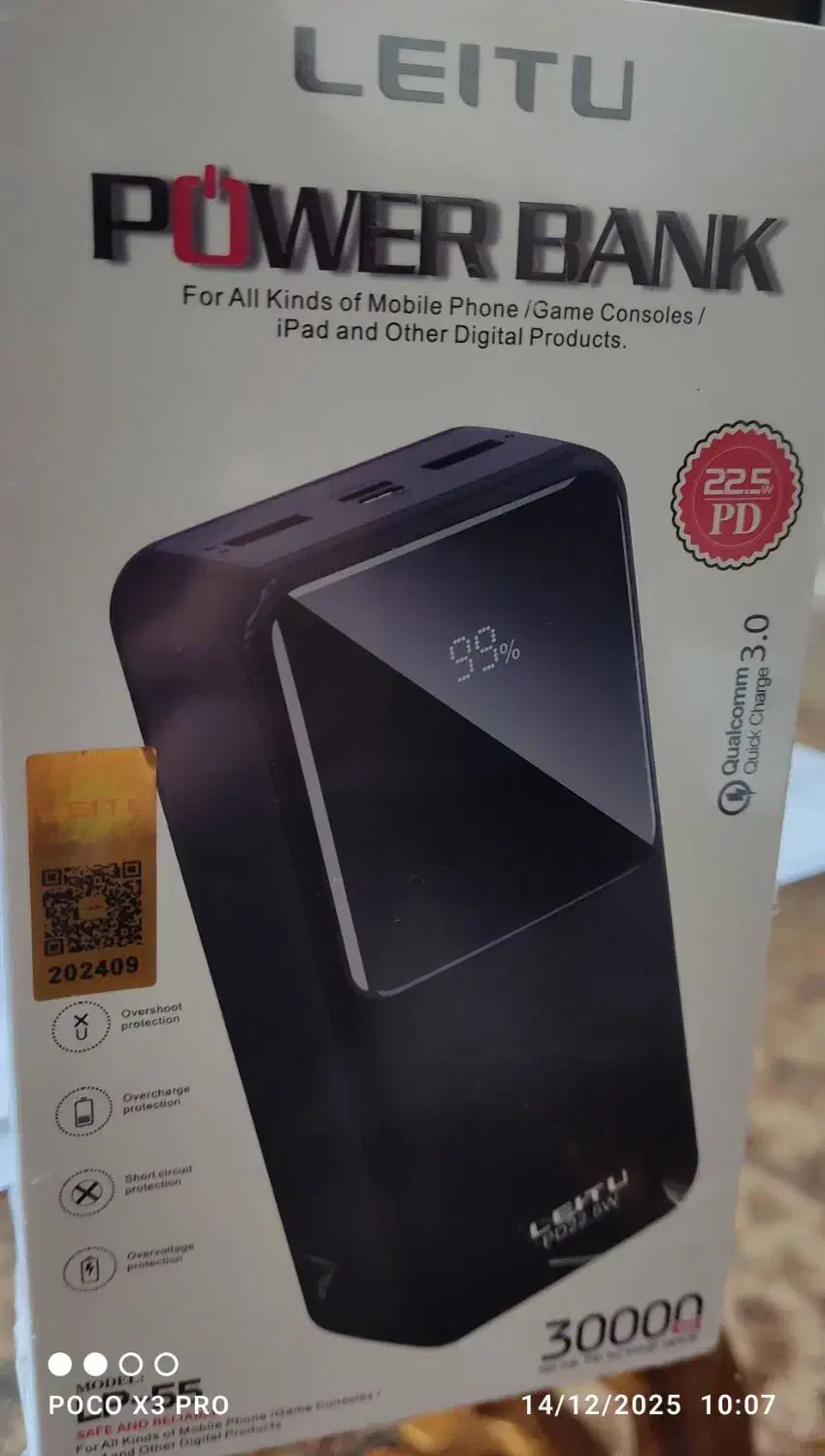 پاور بانک لیتو ،فست شارژ سریع، فوق العاده|لوازم جانبی موبایل و تبلت|همدان, |دیوار