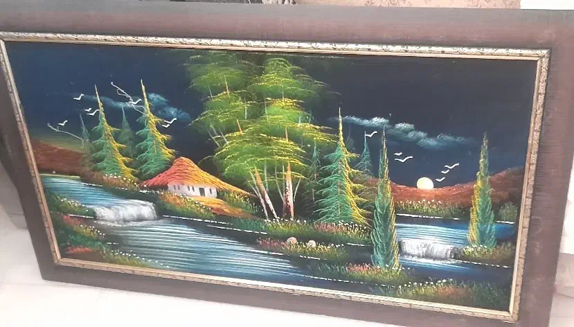 تابلو طبیعت|تابلو، نقاشی، عکس|نیشابور, بنیاد شهید|دیوار