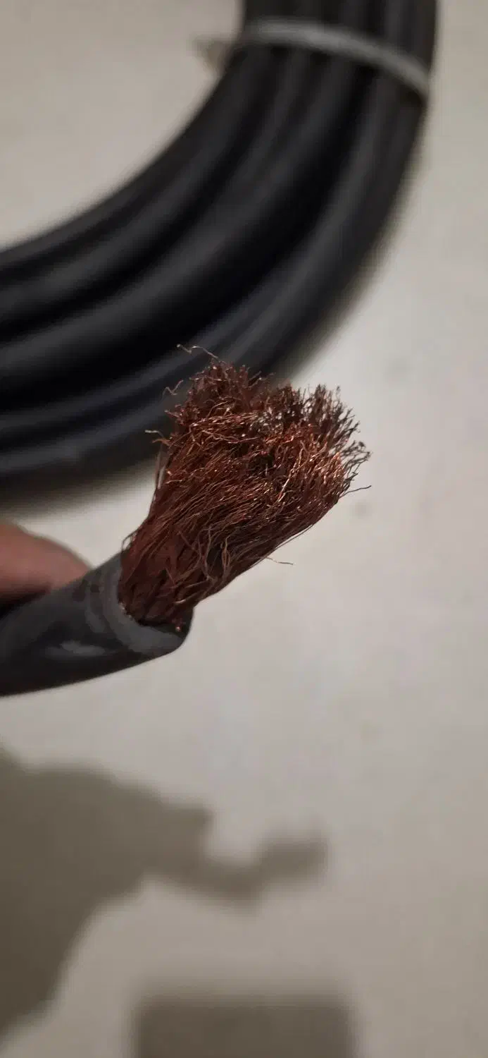 کابل جوشکاری سایز۱۸تمام مس|ابزارآلات|کوهدشت, |دیوار