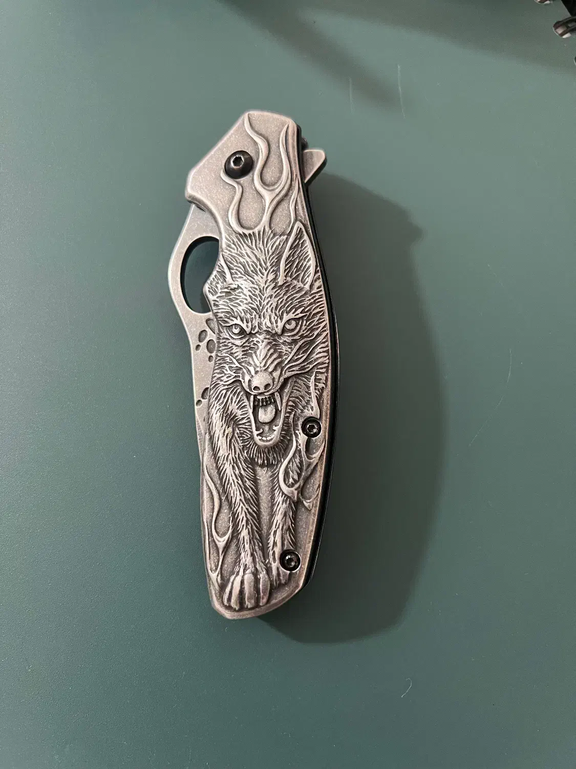 چاقو زنجان طرح گرگ|کوهنوردی و کمپینگ|بندرعباس, |دیوار