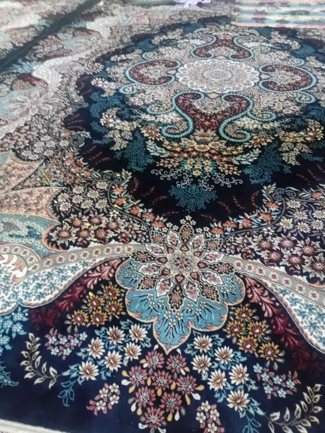 فرش ماشینی مشهد ۱۲متری، ۷۰۰شانه سرمه‌ای|فرش|مشهد, شهرک ابوذر|دیوار