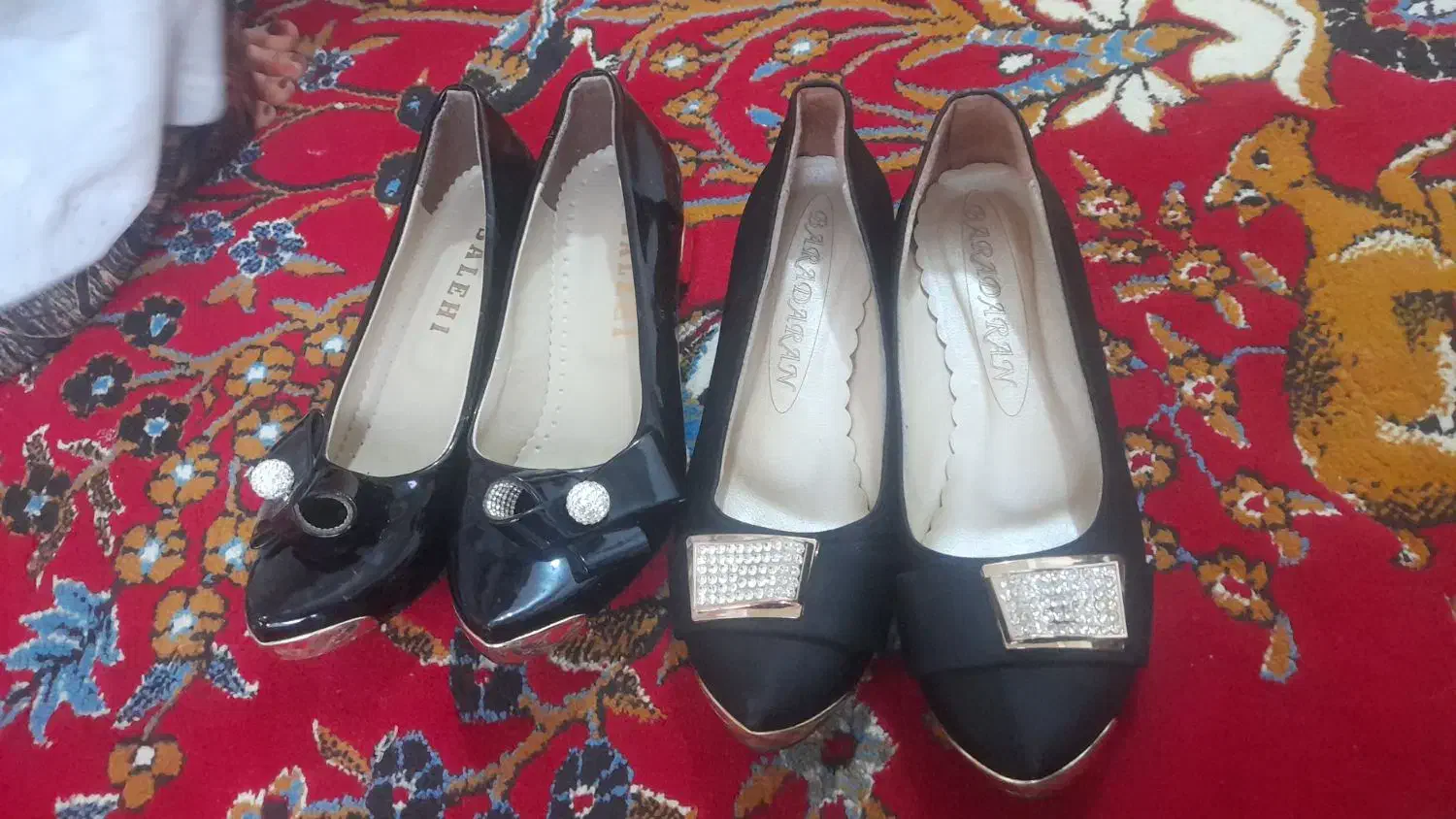 دو عدد کفش مجلسی سایز۳۸ تا ۳۹|کیف، کفش، کمربند|سیرجان, |دیوار