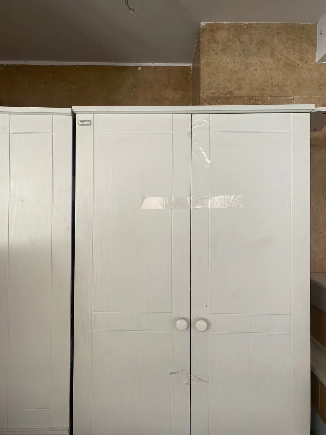 سرویس خواب کودک و نوجوان برند ژاسمین.سفید|تخت و سرویس خواب|فشم, |دیوار