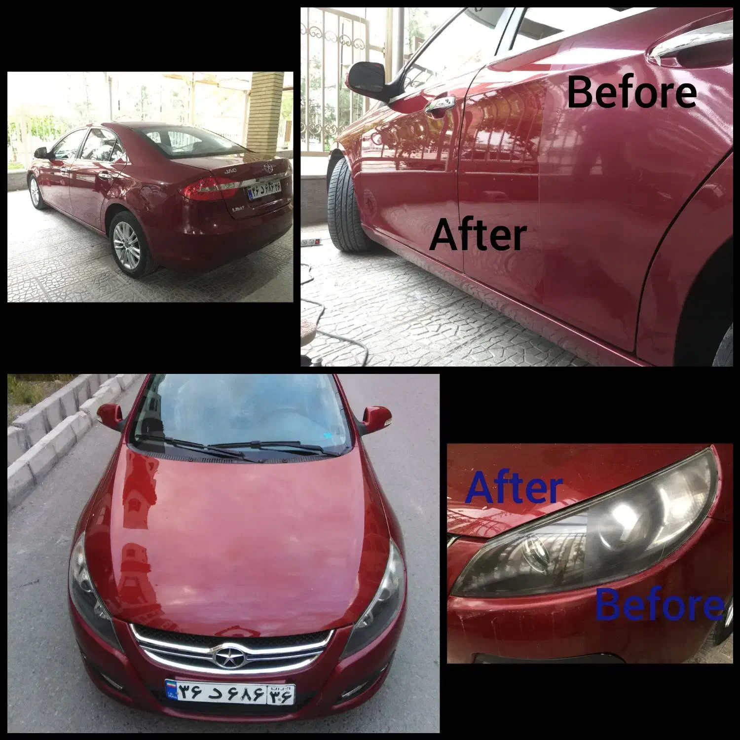 پولیش سرامیک بدنه نقاشی صافکاری سپر چراغ.|خدمات موتور و ماشین|مشهد, شهرک رازی (شهرک غرب)|دیوار